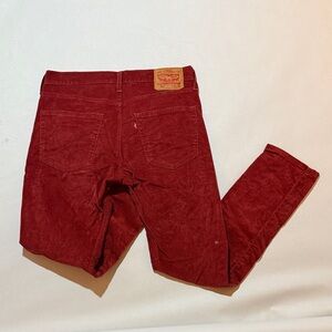 Levi's Rich Burgundy Corduroy Pants